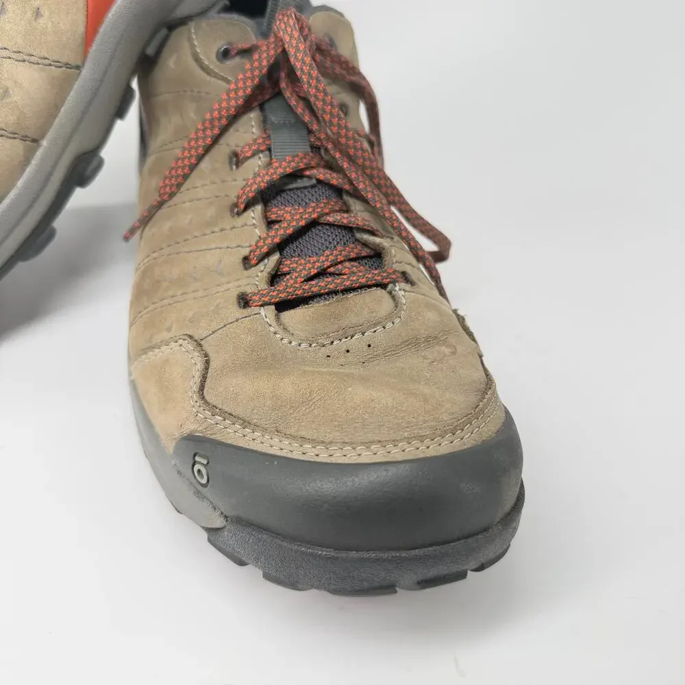 Oboz Hiking Shoes Men's UK 9 Tan Nubuck Trail Sneakers BDry Waterproof Outdoor